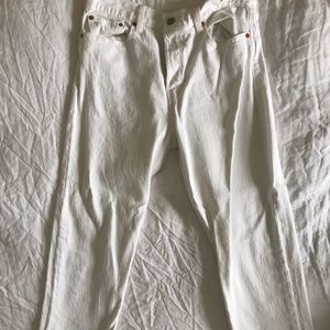 Levi high rise straight leg jeans